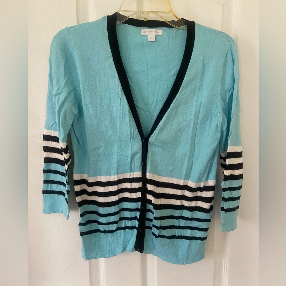 New York & Company Button Down Sweater